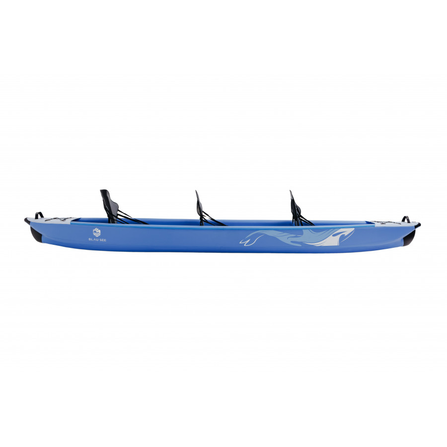 Надувной каяк трехместный Blau See Whale-3 Expedition 